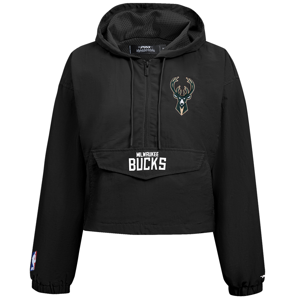 CHAMARRA NBA MILWAUKEE BUCKS CLASSIC WIND PARA MUJER