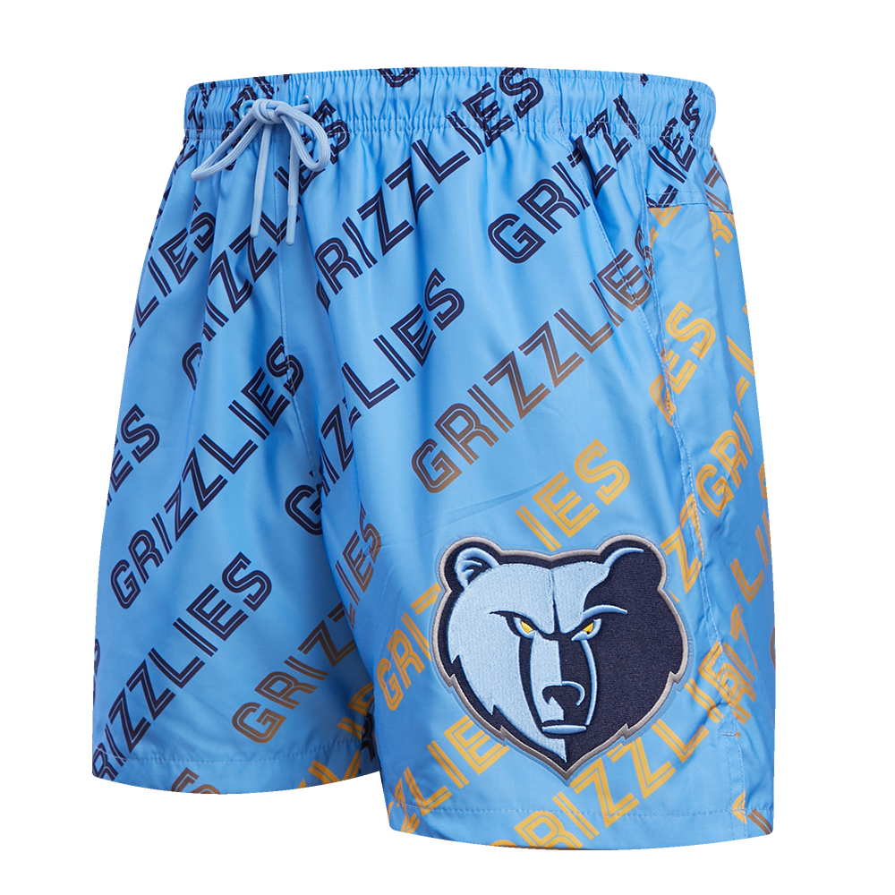SHORTS DE ALGODÓN NBA MEMPHIS GRIZZLIES OMBRE WORDMARK AOP