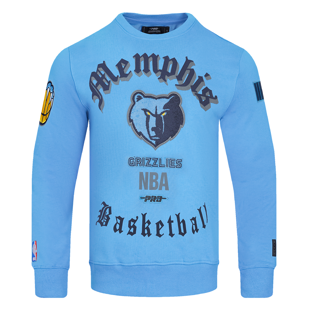 SUDADERA DE CUELLO REDONDO NBA MEMPHIS GRIZZLIES OLD ENGLISH