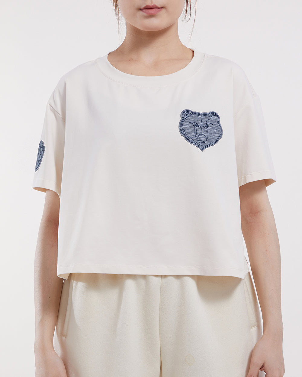 PLAYERA CROP NBA MEMPHIS GRIZZLIES VARSITY BLUES PARA MUJER