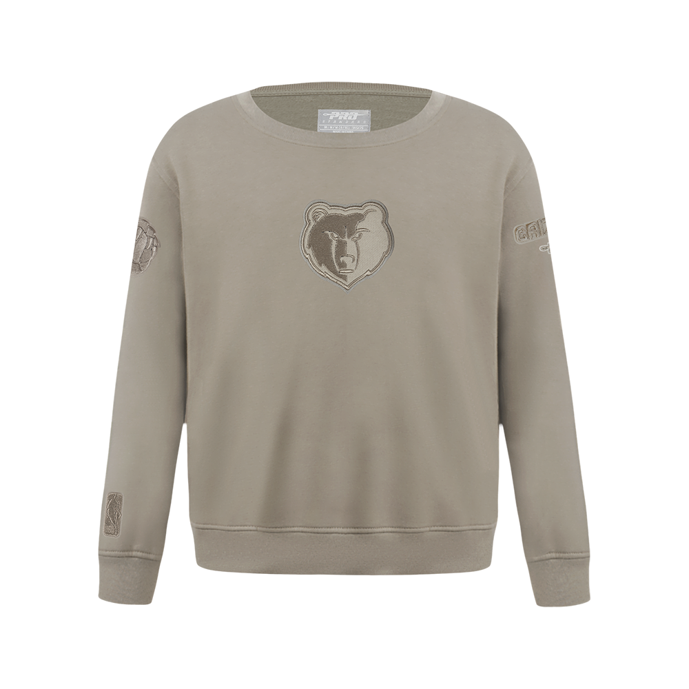 SUDADERA DE CUELLO REDONDO NBA MEMPHIS GRIZZLIES NEUTRAL PARA NIÑO JUNIOR