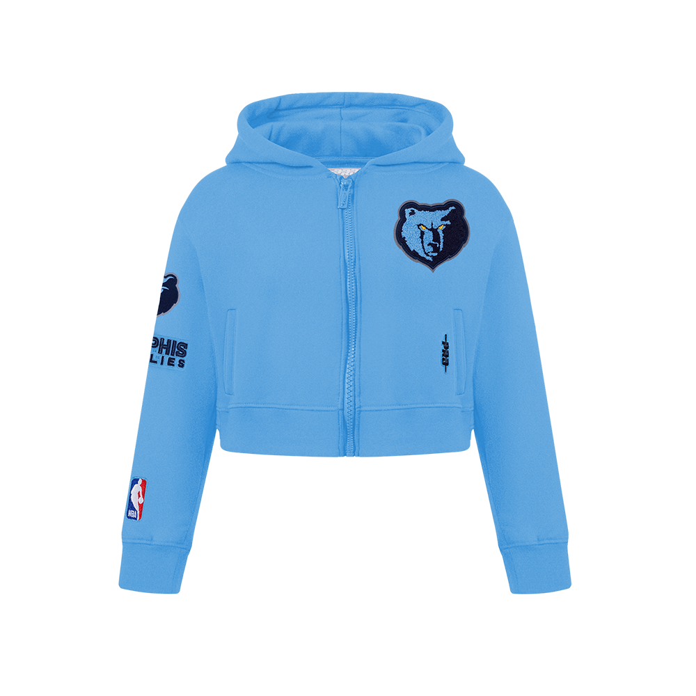 SUDADERA CON CIERRE NBA MEMPHIS GRIZZLIES CLASSIC ESSENTIALS PARA NIÑA JUNIOR