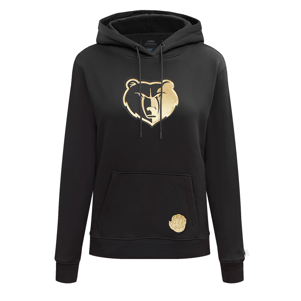 SUDADERA CON GORRO NBA MEMPHIS GRIZZLIES BLACK&GOLD PARA MUJER