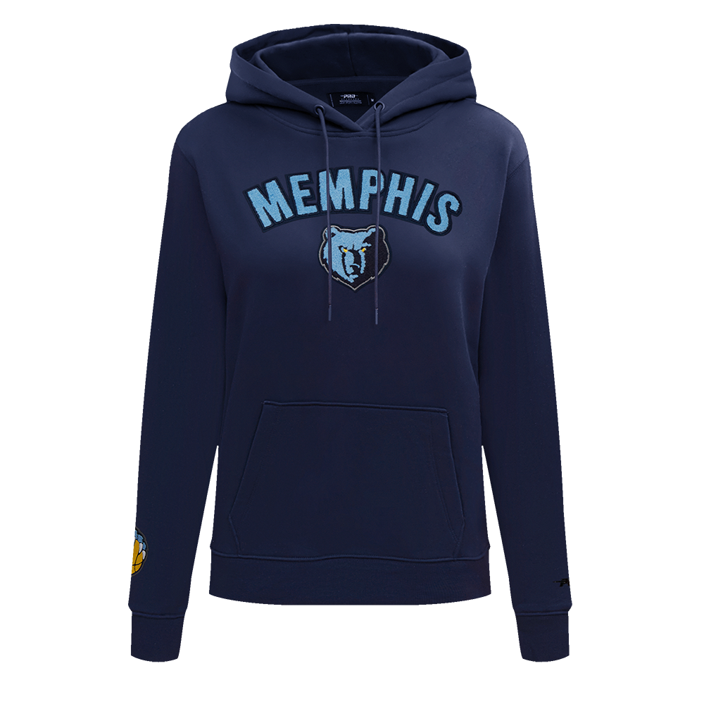 SUDADERA CON GORRO NBA MEMPHIS GRIZZLIES CLASSIC CHENILLE PARA MUJER