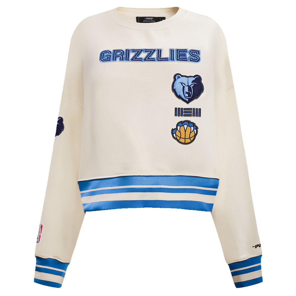 SUDADERA DE CUELLO REDONDO NBA MEMPHIS GRIZZLIES RETRO CLASSICS PARA MUJER