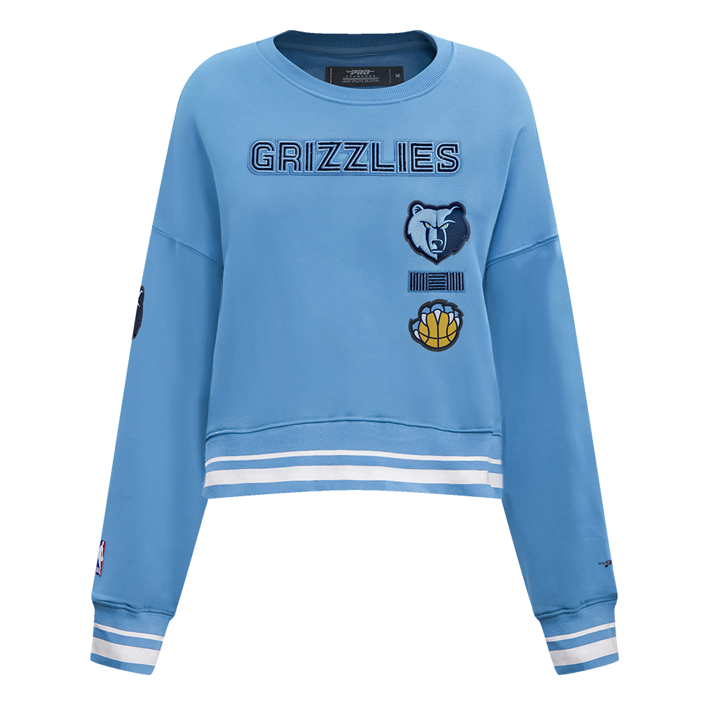 SUDADERA DE CUELLO REDONDO NBA MEMPHIS GRIZZLIES RETRO CLASSICS PARA MUJER