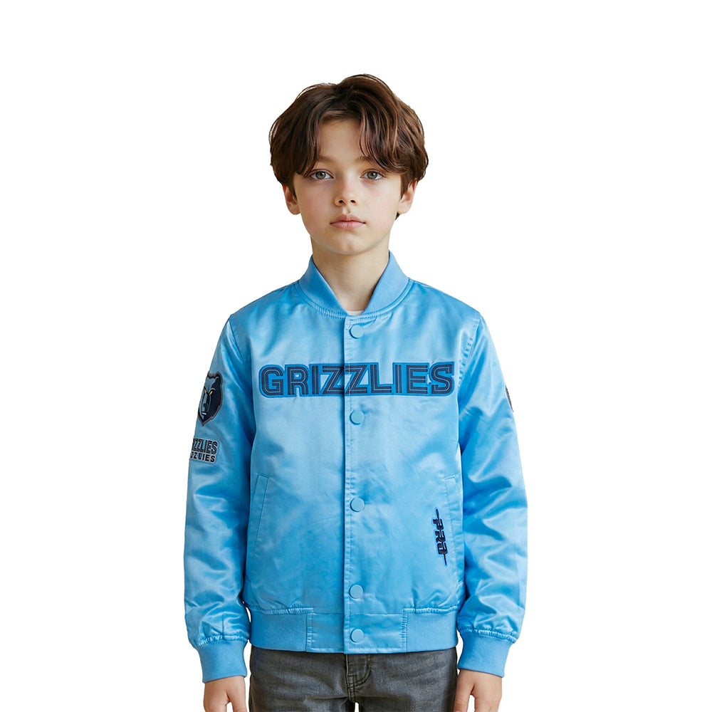 CHAMARRA DE SATIN NBA MEMPHIS GRIZZLIES CLASSIC CHENILLE PARA NIÑO
