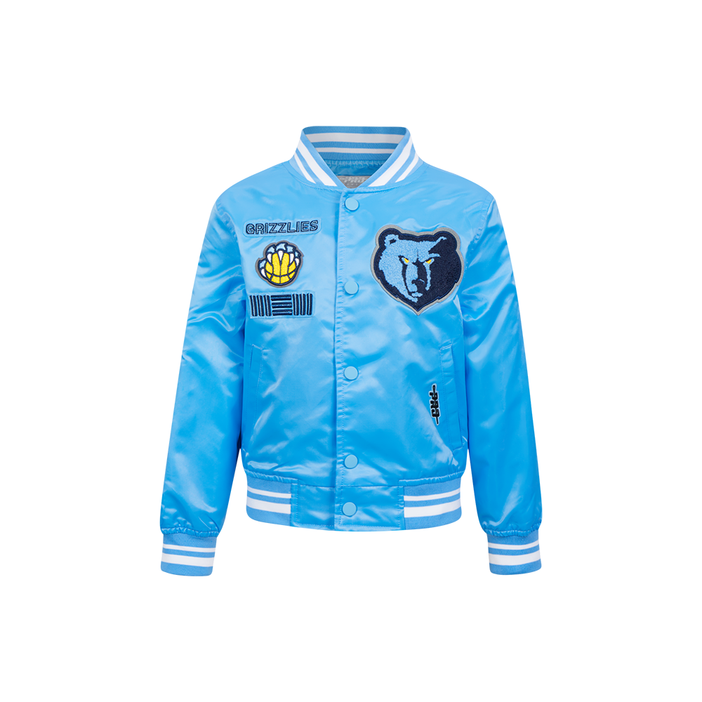 CHAMARRA DE SATIN NBA MEMPHIS GRIZZLIES RETRO CLASSICS PARA NIÑO