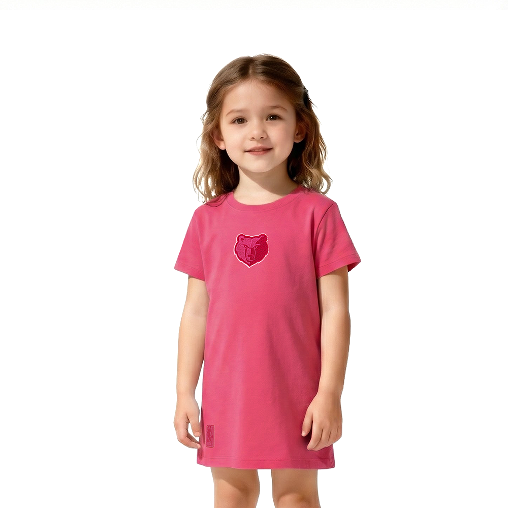 PLAYERA NBA MEMPHIS GRIZZLIES CLASSIC TRIPLE PINK PARA BEBÉ NIÑA