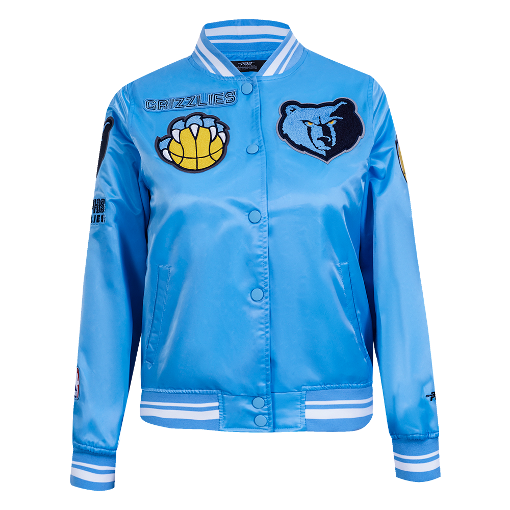 CHAMARRA DE SATÉN NBA MEMPHIS GRIZZLIES RETRO CLASSICS PARA MUJER