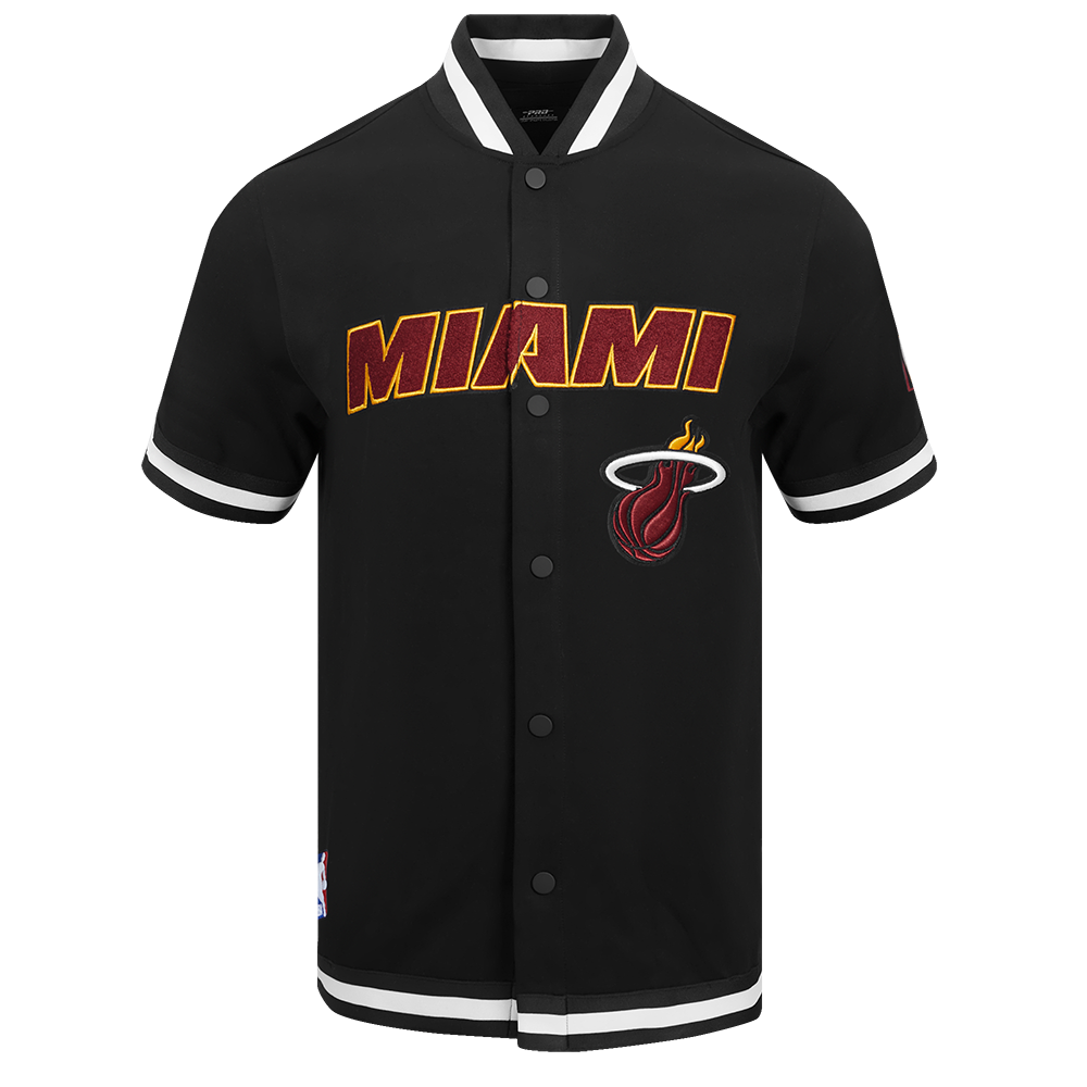 SOBRECAMISA DE MANGA CORTA NBA MIAMI HEAT CLASSIC CHENILLE
