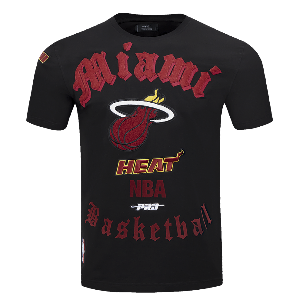 PLAYERA NBA MIAMI HEAT OLD ENGLISH