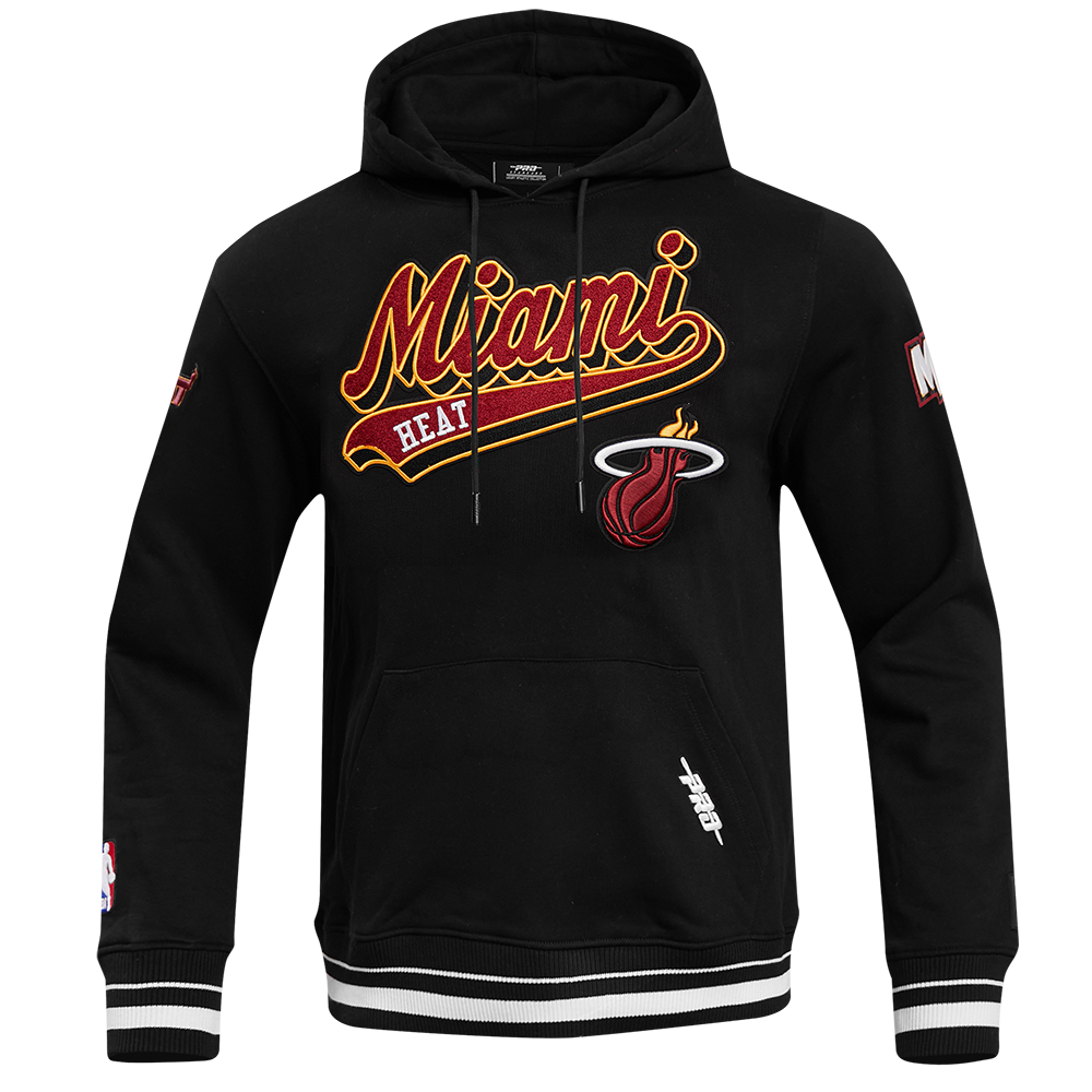 SUDADERA CON GORRO NBA MIAMI HEAT SCRIPT TAIL