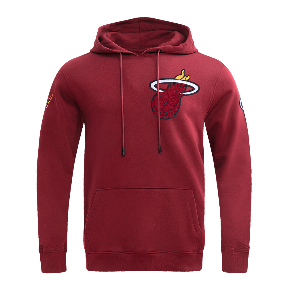 SUDADERA CON GORRO NBA MIAMI HEAT CLASSIC CHENILLE