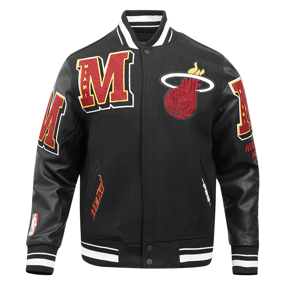 CHAMARRA UNIVERSITARIA NBA MIAMI HEAT MASH UP