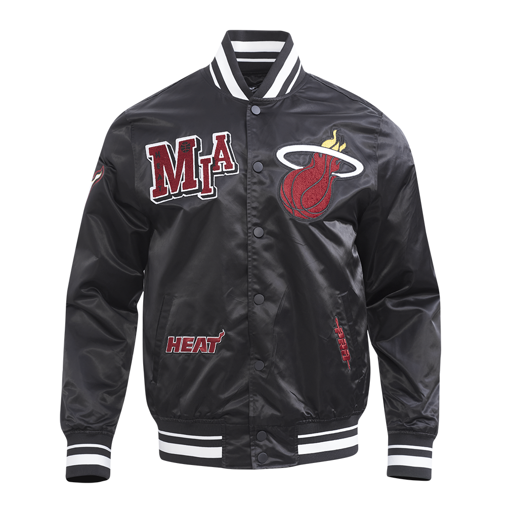CHAMARRA DE SATIN NBA MIAMI HEAT BEST OF