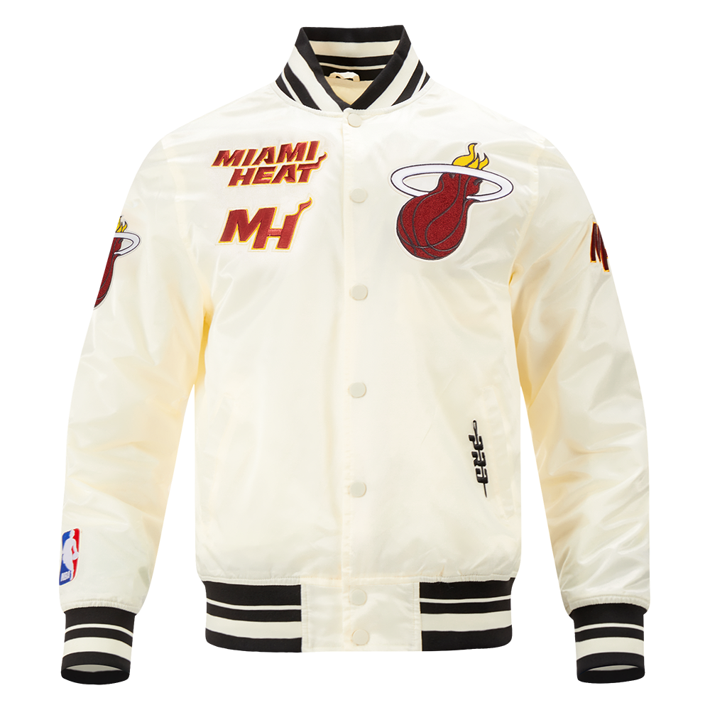 CHAMARRA DE SATÉN NBA MIAMI HEAT RETRO CLASSICS