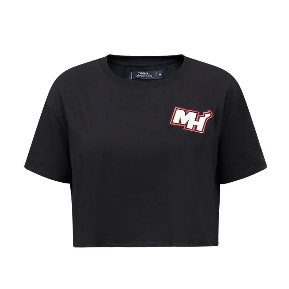 PLAYERA CROP NBA MIAMI HEAT CLASSIC ESSENTIALS PARA MUJER