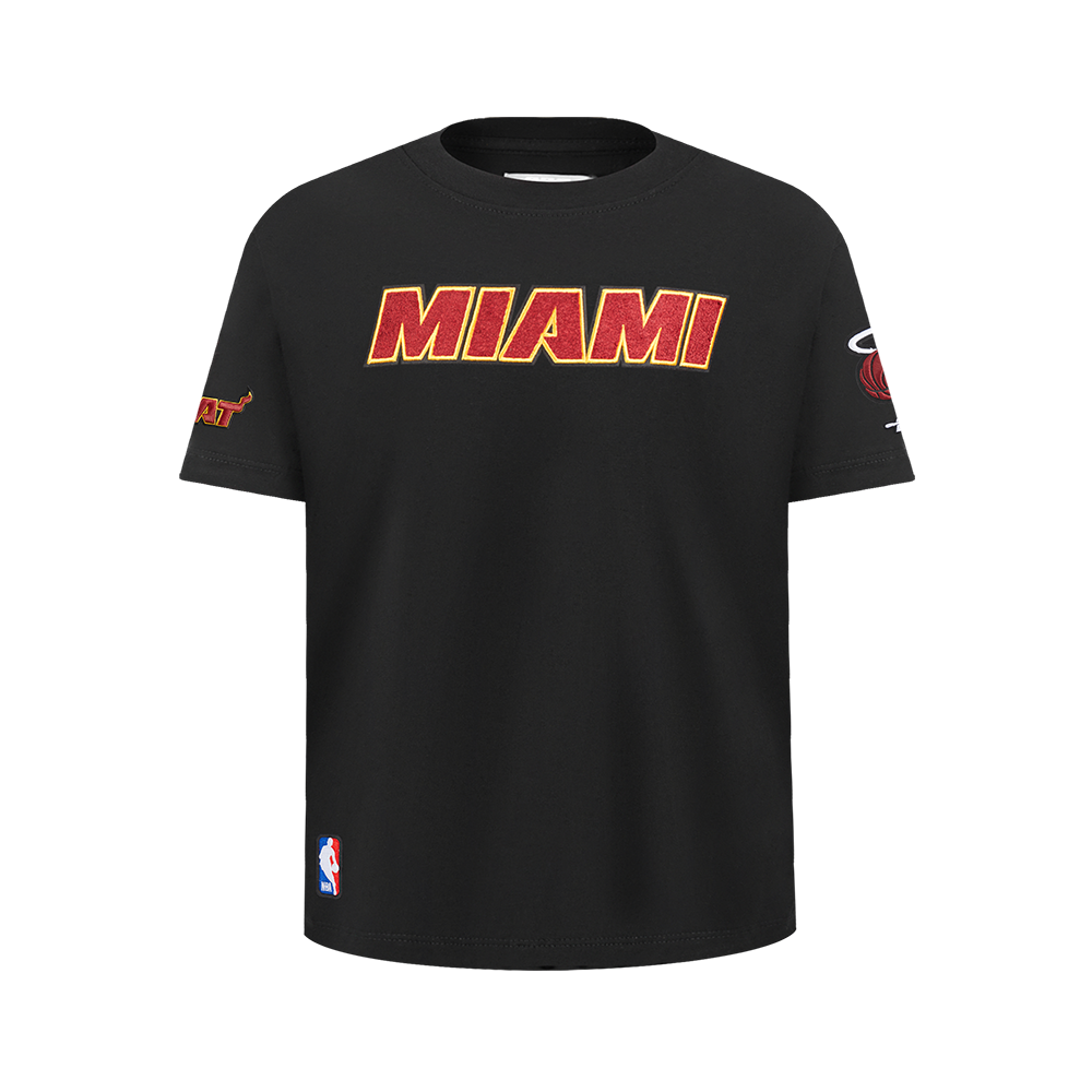 PLAYERA NBA MIAMI HEAT CLASSIC CHENILLE PARA NIÑO JUNIOR