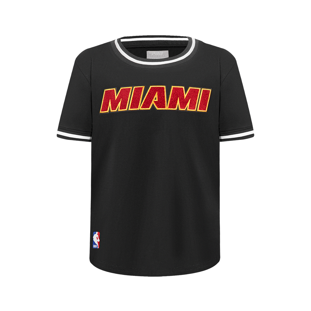 PLAYERA NBA MIAMI HEAT CLASSIC CHENILLE PARA NIÑO JUNIOR