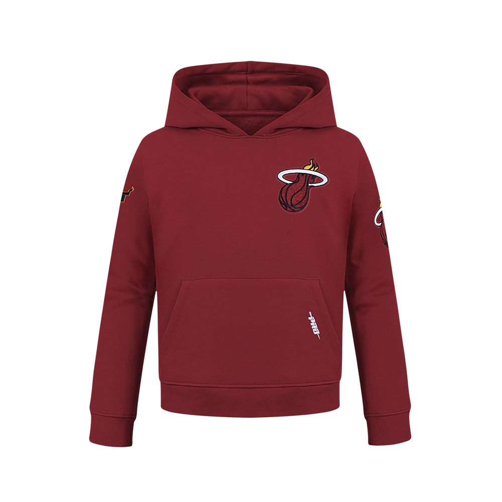 SUDADERA DE CUELLO REDONDO NBA MIAMI HEAT CLASSIC CHENILLE PARA NIÑO JUNIOR