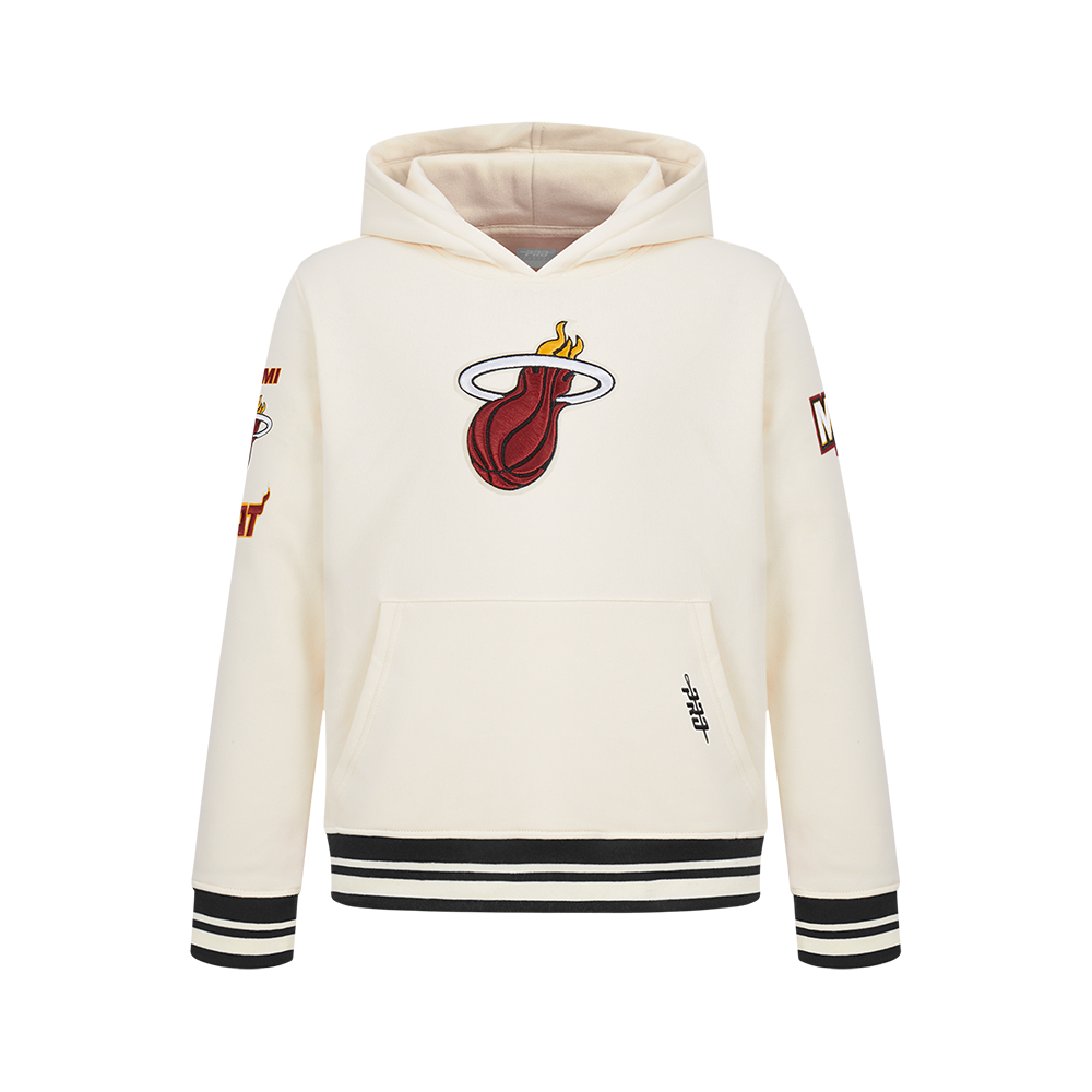 SUDADERA DE CUELLO REDONDO NBA MIAMI HEAT RETRO CLASSICS PARA NIÑO JUNIOR