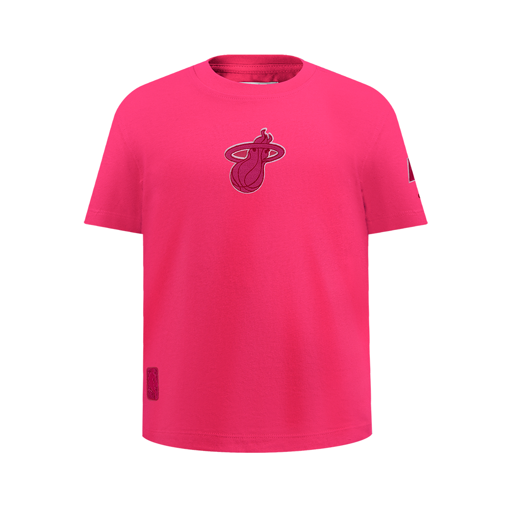 PLAYERA NBA MIAMI HEAT CLASSIC TRIPLE PINK PARA NIÑA JUNIOR