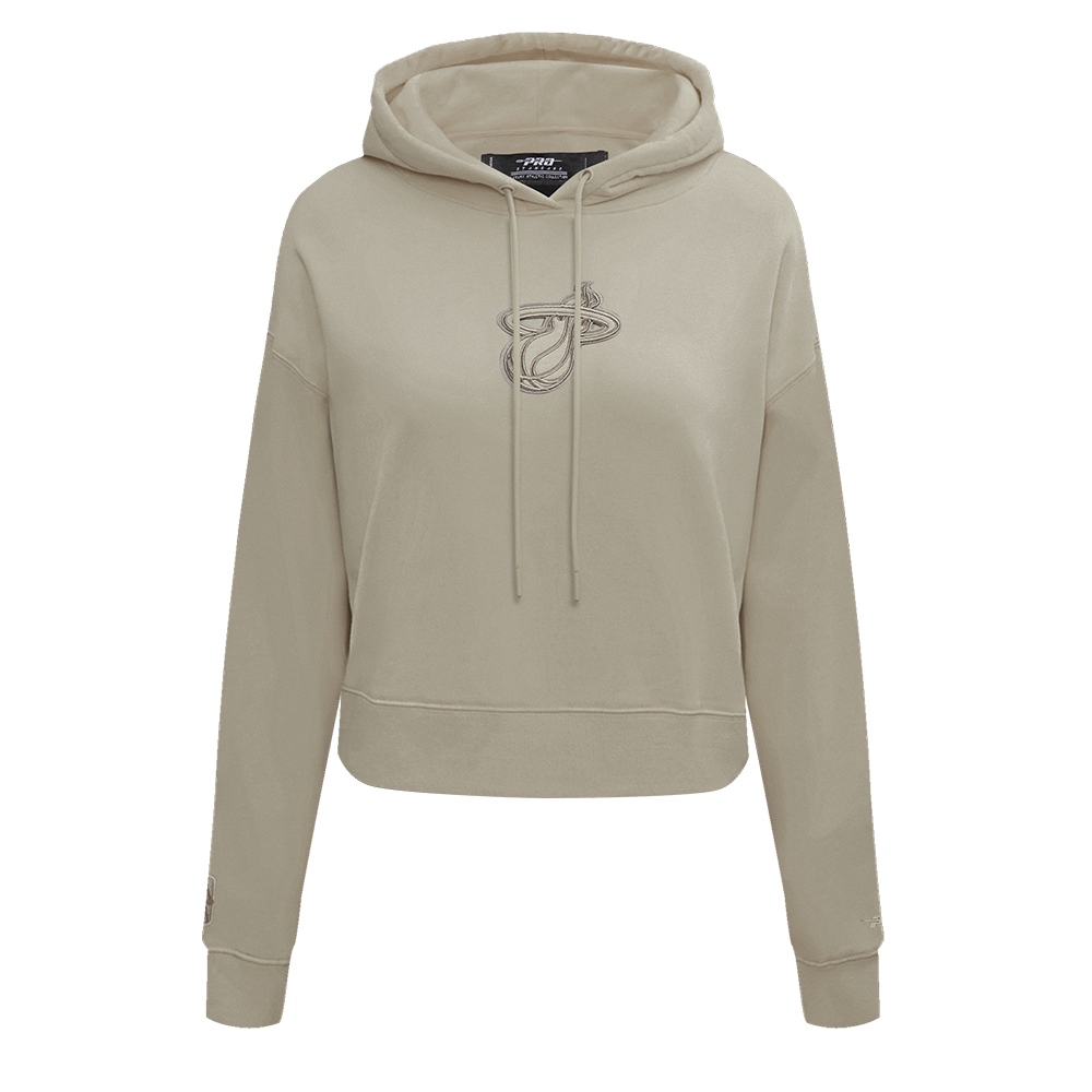 SUDADERA CON GORRO NBA MIAMI HEAT NEUTRAL PARA MUJER