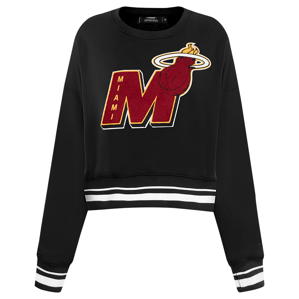 SUDADERA DE CUELLO REDONDO NBA MIAMI HEAT MASH UP PARA MUJER