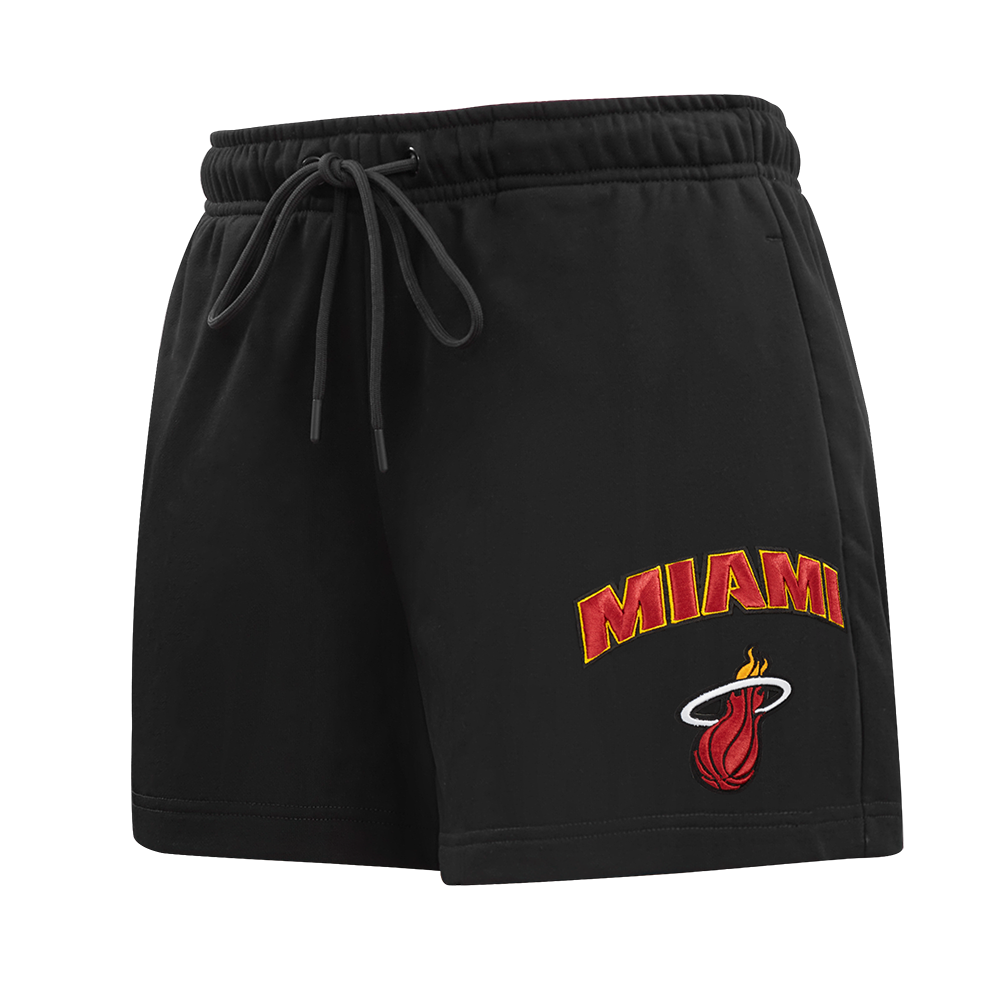 SHORTS DE ALGODÓN NBA MIAMI HEAT CLASSIC ESSENTIALS PARA MUJER