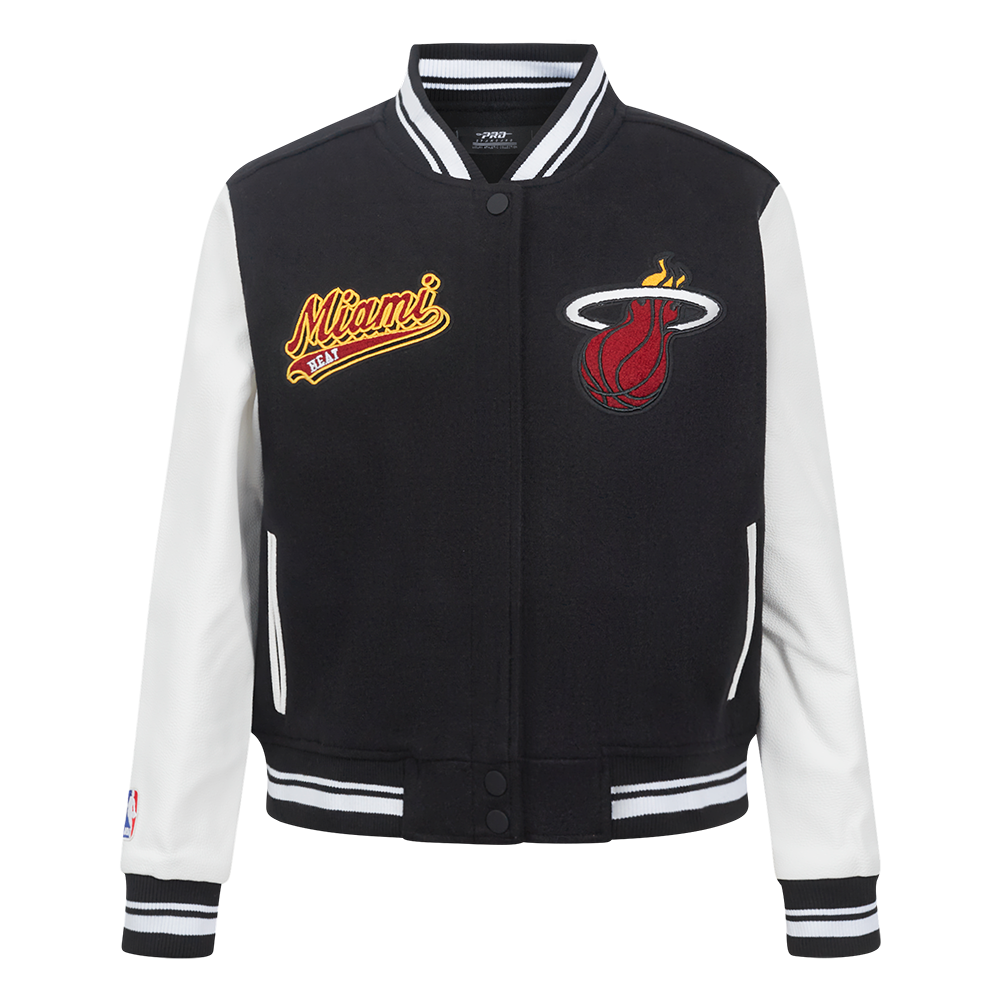 CHAMARRA UNIVERSITARIA NBA MIAMI HEAT  PARA MUJER