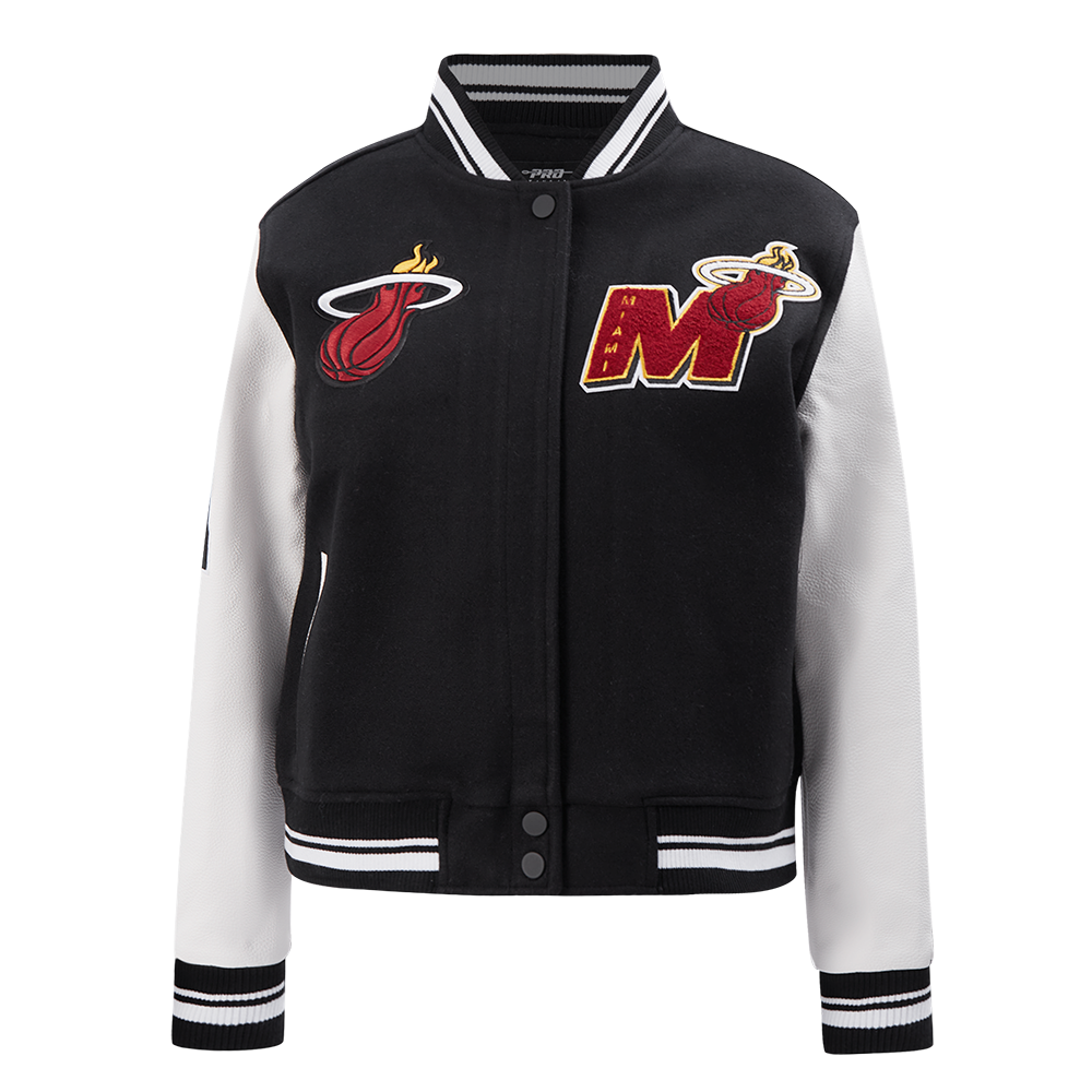 CHAMARRA UNIVERSITARIA NBA MIAMI HEAT MASH UP PARA MUJER