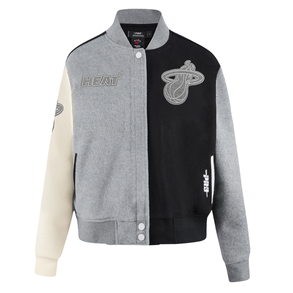 CHAMARRA UNIVERSITARIA NBA MIAMI HEAT REVERSE FRENCH TERRY PARA MUJER