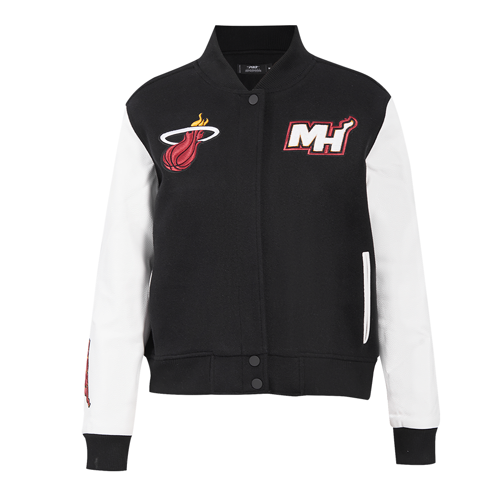 CHAMARRA UNIVERSITARIA NBA MIAMI HEAT CLASSIC ESSENTIALS PARA MUJER