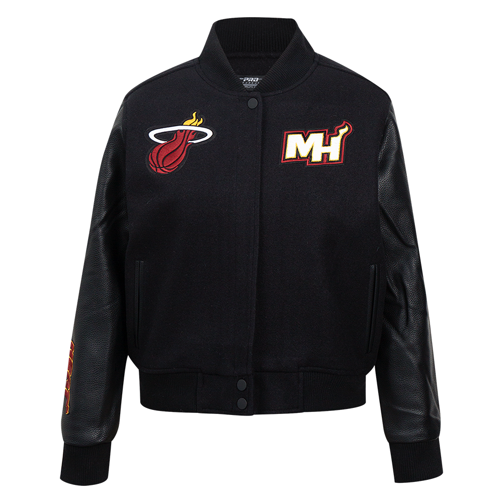 CHAMARRA UNIVERSITARIA NBA MIAMI HEAT CLASSIC ESSENTIALS PARA MUJER