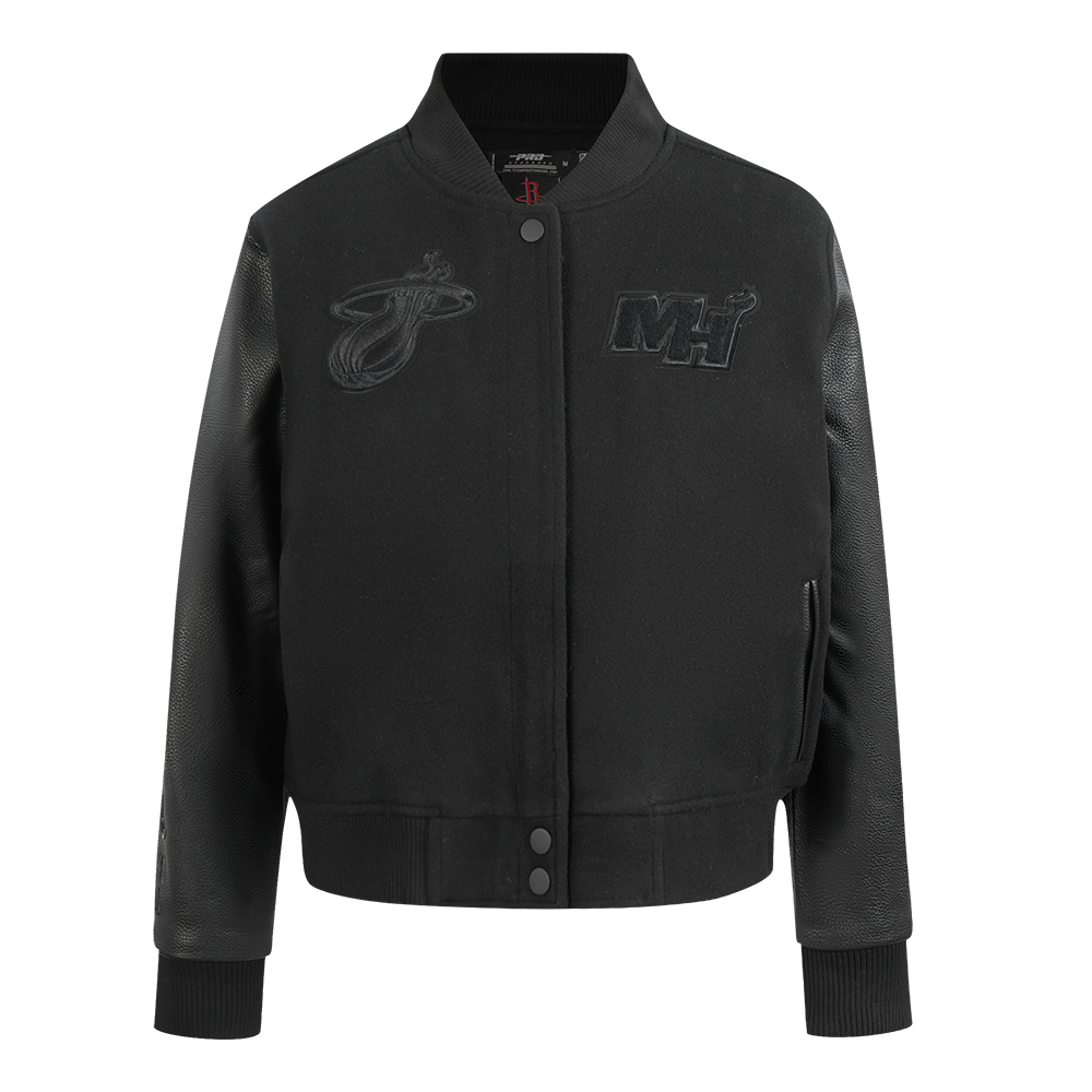 CHAMARRA UNIVERSITARIA NBA MIAMI HEAT CLASSIC 3BK PARA MUJER