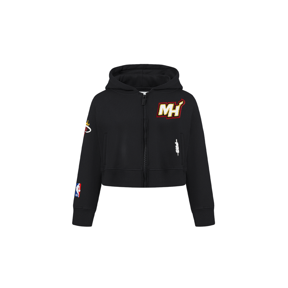 SUDADERA CON CIERRE NBA MIAMI HEAT CLASSIC ESSENTIALS PARA BEBÉ NIÑA