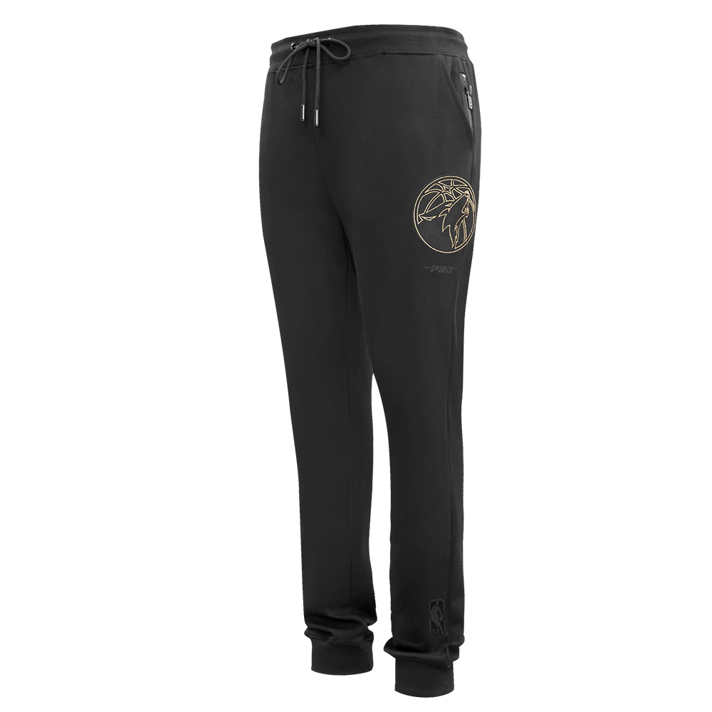 JOGGERS NBA MINNESOTA TIMBERWOLVES BLACK&GOLD