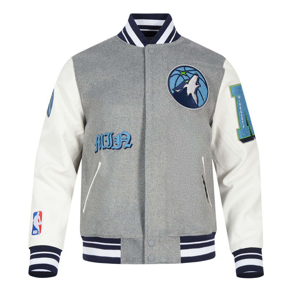 CHAMARRA UNIVERSITARIA NBA MINNESOTA TIMBERWOLVES OLD ENGLISH