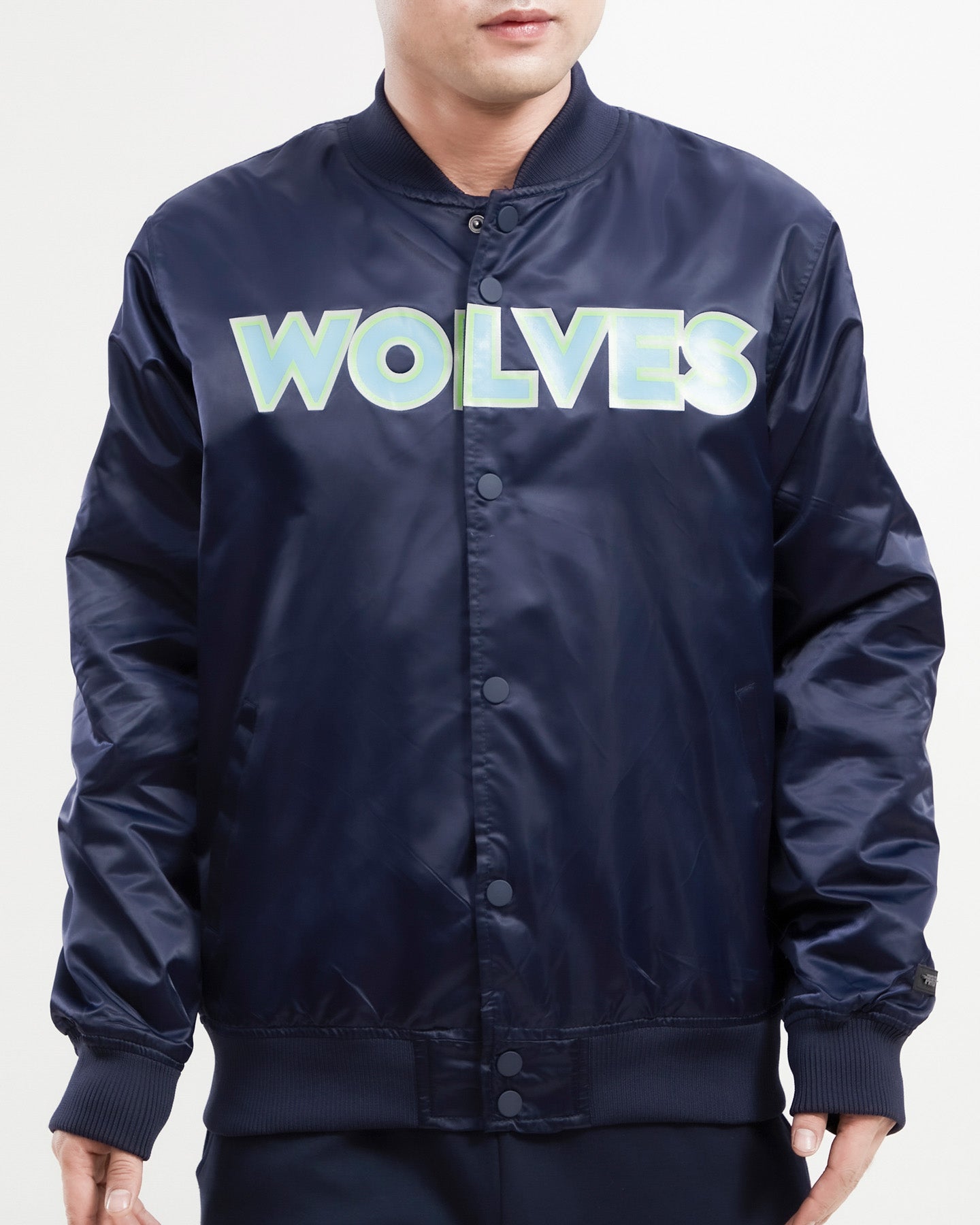 CHAMARRA DE SATÍN NBA MINNESOTA TIMBERWOLVES CLASSIC SATIN