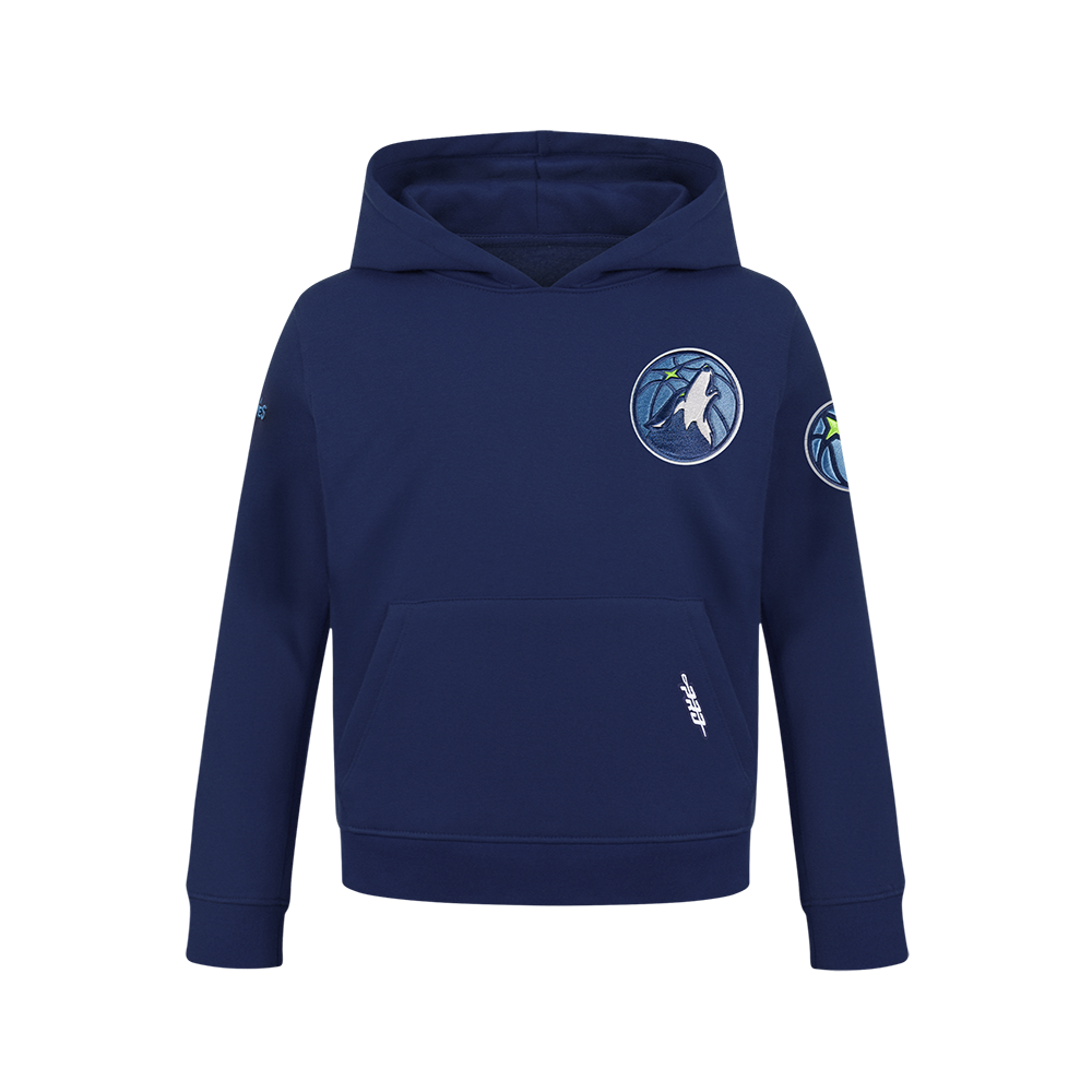 SUDADERA CON GORRO NBA MINNESOTA TIMBERWOLVES CLASSIC CHENILLE PARA NIÑO JUNIOR