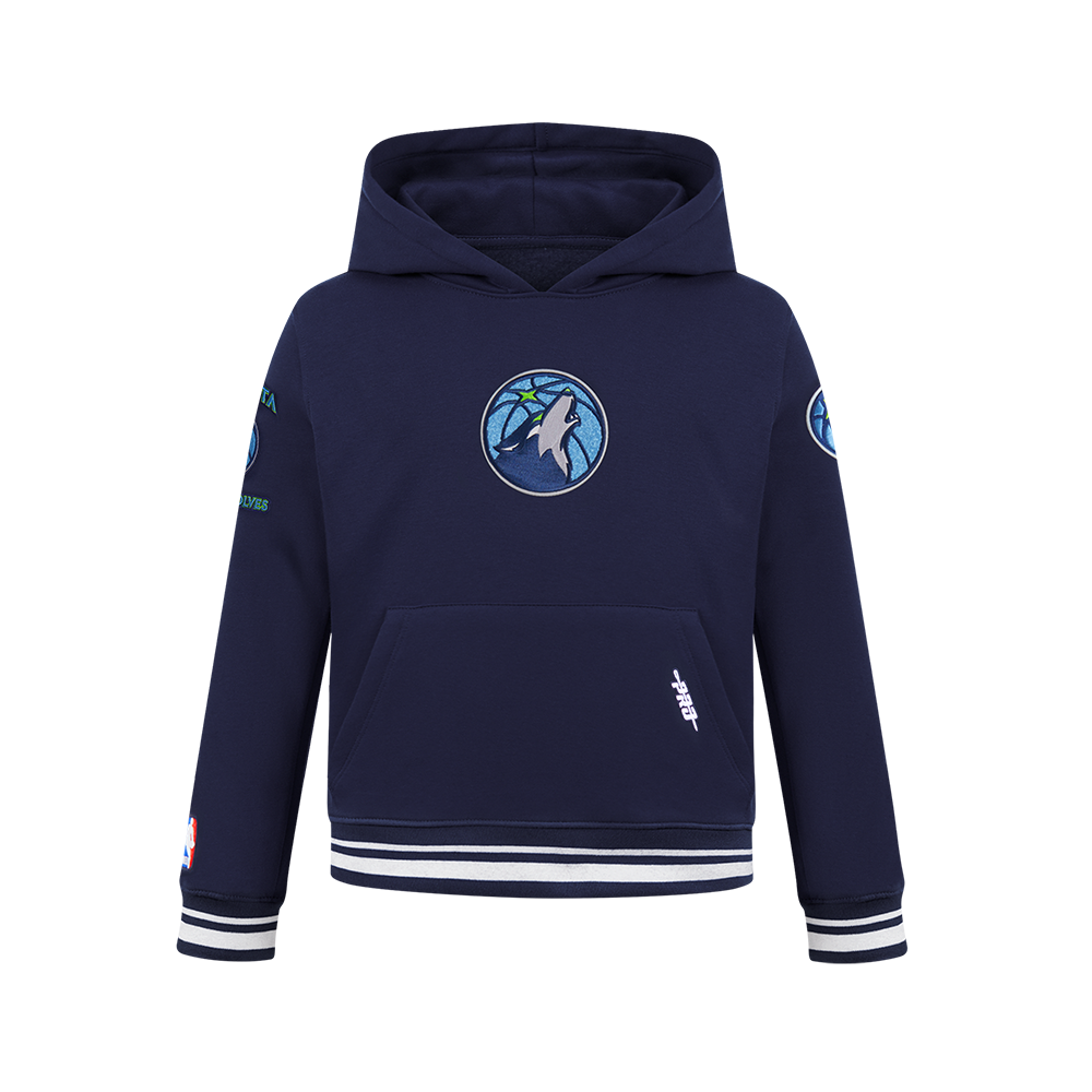 SUDADERA CON GORRO NBA MINNESOTA TIMBERWOLVES RETRO CLASSICS PARA NIÑO JUNIOR