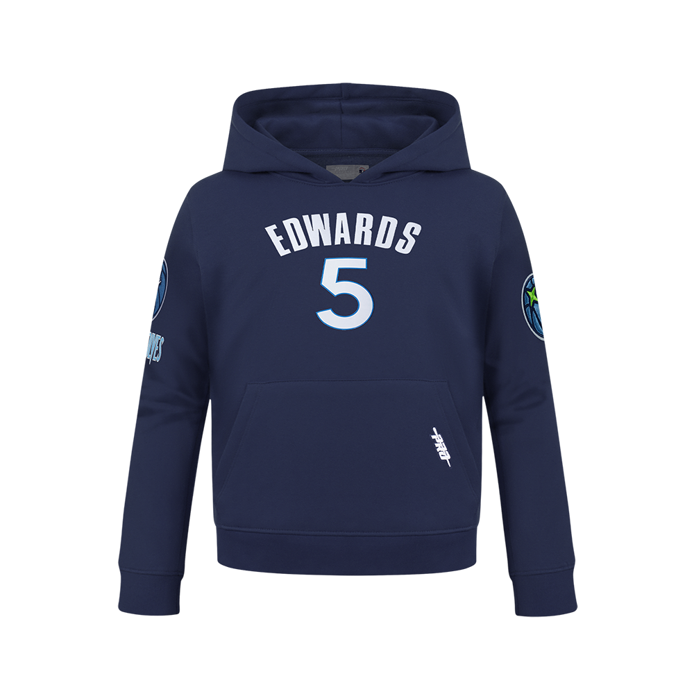 SUDADERA CON GORRO NBA MINNESOTA TIMBERWOLVES CLASSIC PNN PARA NIÑO JUNIOR