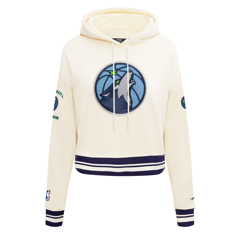 SUDADERA CON GORRO NBA MINNESOTA TIMBERWOLVES RETRO CLASSICS PARA MUJER