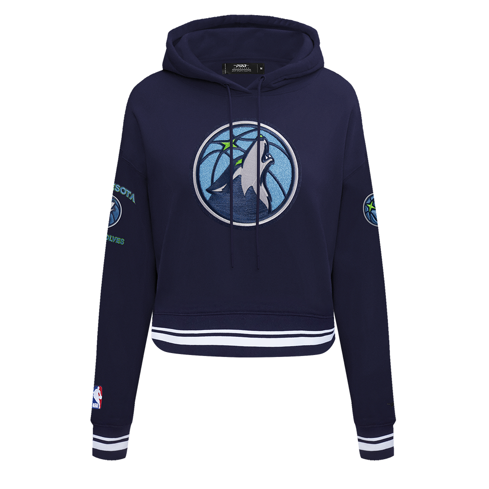 SUDADERA CON GORRO NBA MINNESOTA TIMBERWOLVES RETRO CLASSICS PARA MUJER