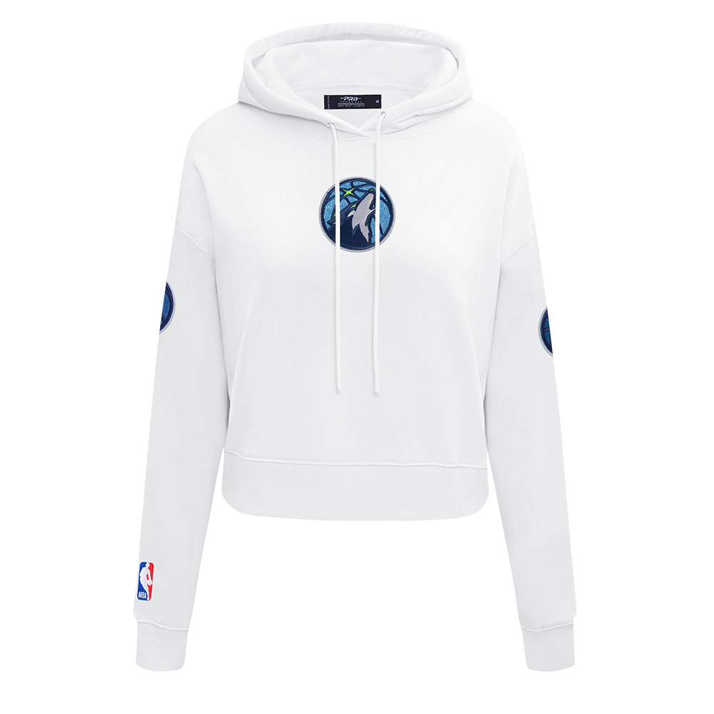 SUDADERA CON GORRO NBA MINNESOTA TIMBERWOLVES CLASSIC CHENILLE PARA MUJER