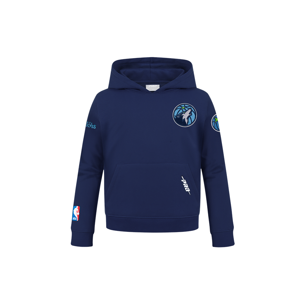 SUDADERA CON GORRO NBA MINNESOTA TIMBERWOLVES CLASSIC CHENILLE PARA NIÑO