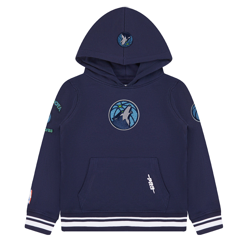 SUDADERA CON GORRO NBA MINNESOTA TIMBERWOLVES RETRO CLASSICS PARA NIÑO