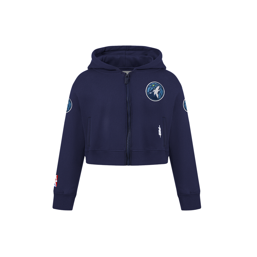 SUDADERA CON CIERRE NBA MINNESOTA TIMBERWOLVES CLASSIC ESSENTIALS PARA NIÑA