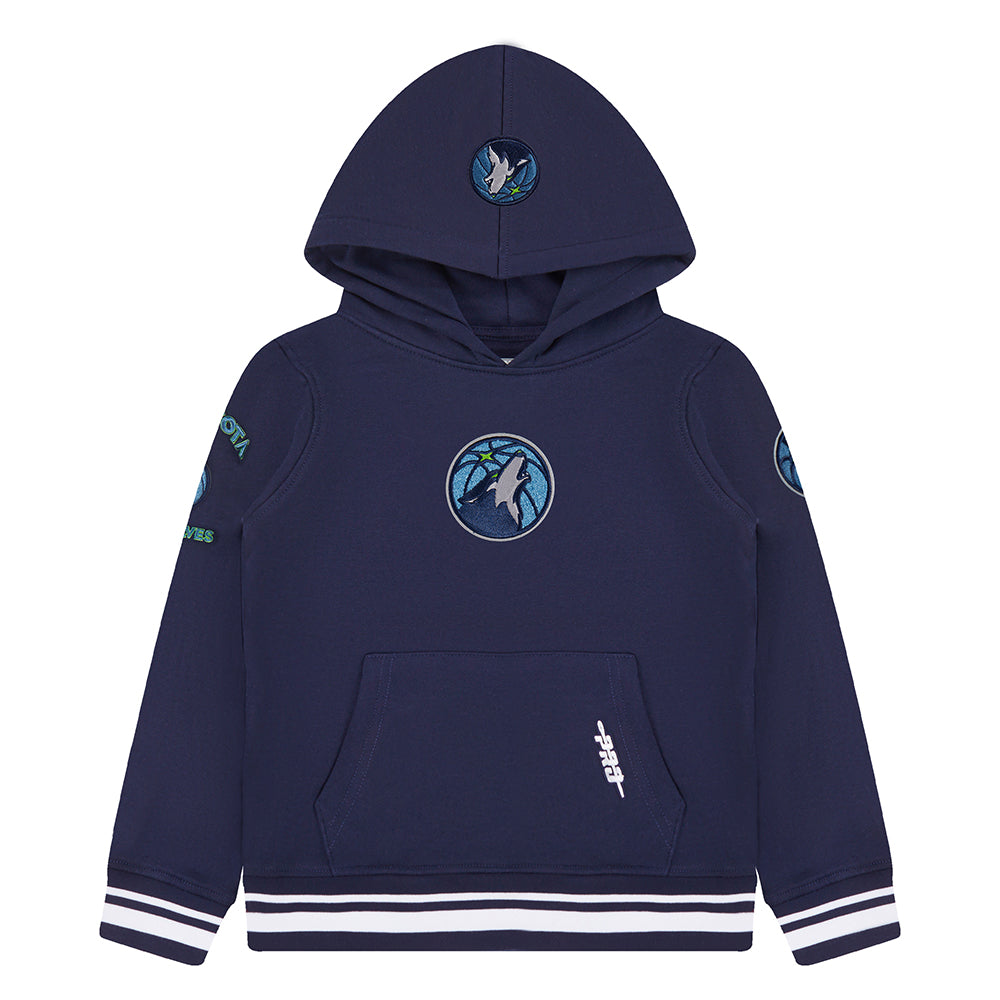 SUDADERA CON GORRO NBA MINNESOTA TIMBERWOLVES RETRO CLASSICS PARA BEBÉ NIÑO